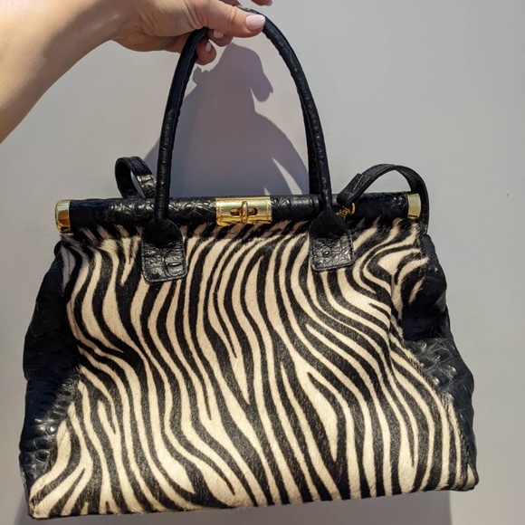 Black leather purse - Picture 1 of 4